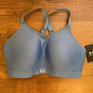 Under Armour NWT High-Support Fitted Blue  Sports Bra Plus Size  Women’s 2XL